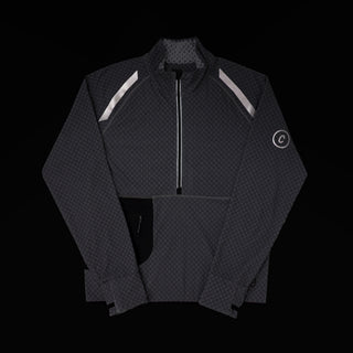 VLVHalfzip – reflective detail on black
