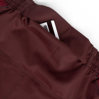 TRNShort 7" Linerless - Dark Wine Red – detail