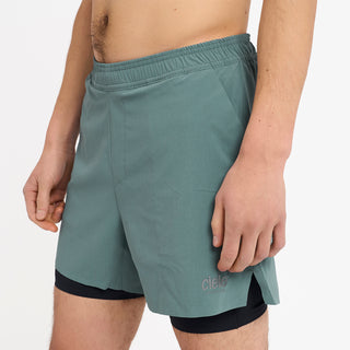 WRKShort - Silver Pine – on model