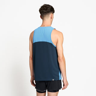 DLYSinglet - Dusty Blue – on model