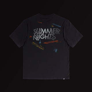 ORTShirt - Summer Nights - Black – reflective detail on black