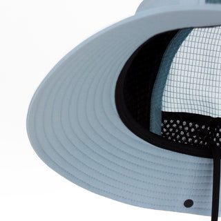 TRLBucket - Comp - One Hundred SL - Chambray – under brim