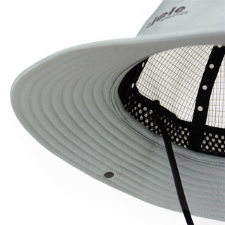TRLBucket - Comp - One Hundred SL - Neutral Grey – under brim