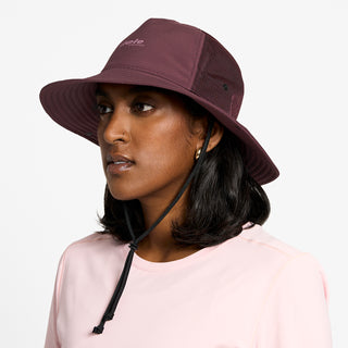 TRLBucket - Comp - One Hundred SL - Dark Wine Red – on model