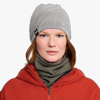 LGRBeanie - Light Grey – on model
