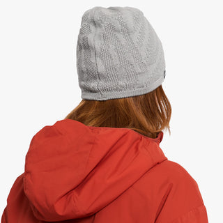 LGRBeanie - Light Grey – on model
