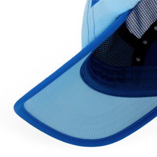 GOCap SC - Classic - C Plus Box - Dusty Blue / Cobalt – under brim
