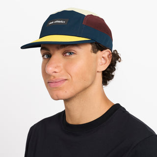 GOCap - Field - Iconic Bar - Deep Space/Dark Wine Red – on model