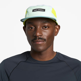 GOCap - Field - Iconic Bar - Dusty Turquoise/White – on model