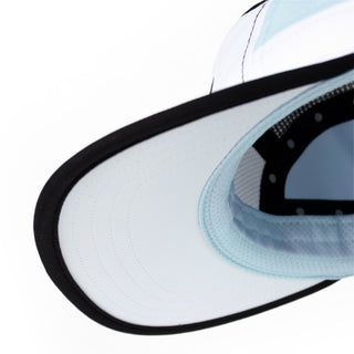 GOCap - Field - Iconic Bar - White / Black – under brim