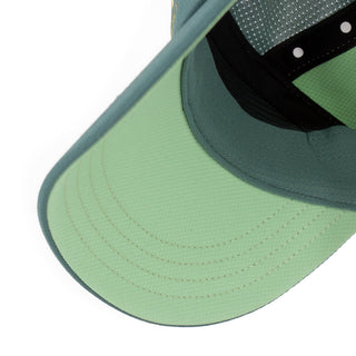 FSTCap SC - Classic - Cside - Silver Pine/Pistachio – under brim