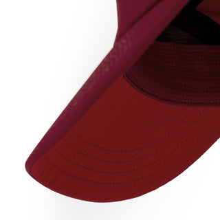 FSTCap SC - Classic - Cside - Crimson Red/Merlot – under brim