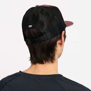 TRLCap SC - Field - Up Down - Dark Wine Red – on model
