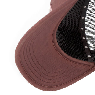 TRLCap SC - Field - Up Down - Dark Wine Red – under brim