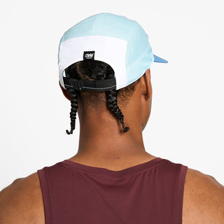 GOCap - Comp - Century - White / Sky Blue – on model