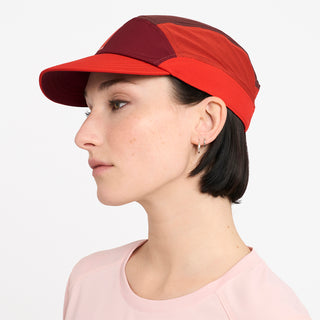 FSTCap SC - Comp - Iconic VC - Crimson Red/Clay – on model