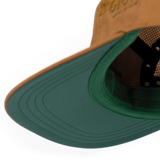 GOCap - Comp - Bars - Dark Ochre – under brim