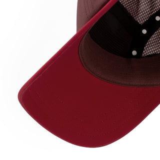 GOCap SC - Comp - C Cube - Dark Wine Red – under brim
