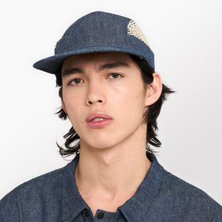 GOCap - Long Brim - Denim - LE - Indigo – on model