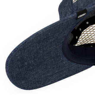 GOCap - Long Brim - Denim - LE - Indigo – under brim