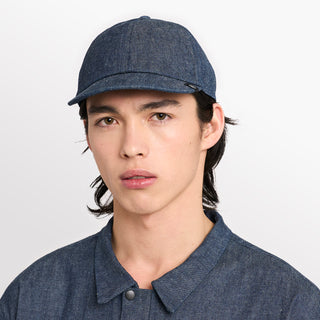 CRWCap SC - Short Brim - Denim - LE - Indigo – on model