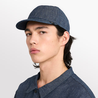 CRWCap SC - Short Brim - Denim - LE - Indigo – on model