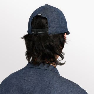 CRWCap SC - Short Brim - Denim - LE - Indigo – on model