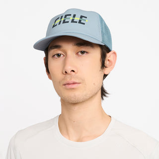TRLCap SC - Comp - Capital Cross - Chambray – on model