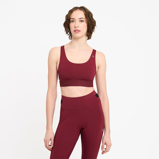 QCKBra - Crimson Red – on model