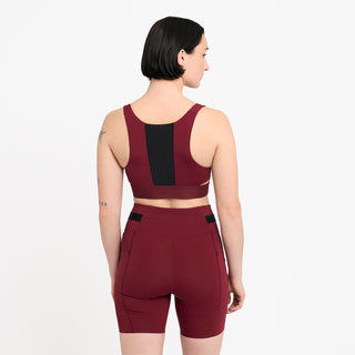 QCKBra - Crimson Red – on model