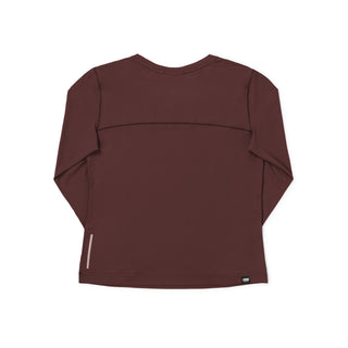 DLYLongsleeve - Dark Wine Red – back