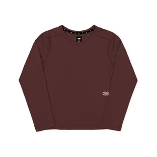 DLYLongsleeve - Dark Wine Red – front