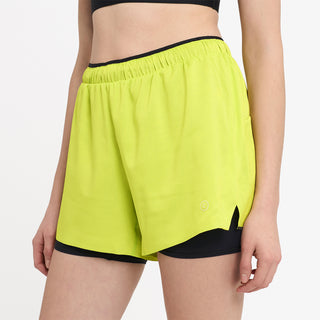 DLYShort 4" Long Brief - Lime Green – on model