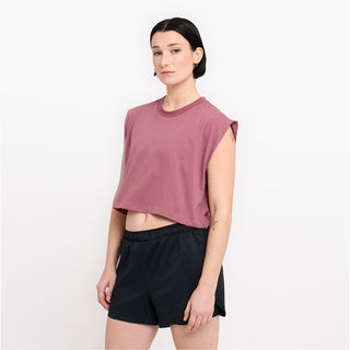 ORTank Cropped - Deco Rose – on model